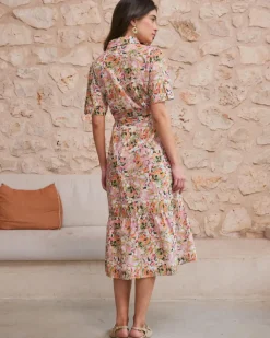 Polin et moi Vestidos Y Monos*Vestido Camisero Caetana Rosa