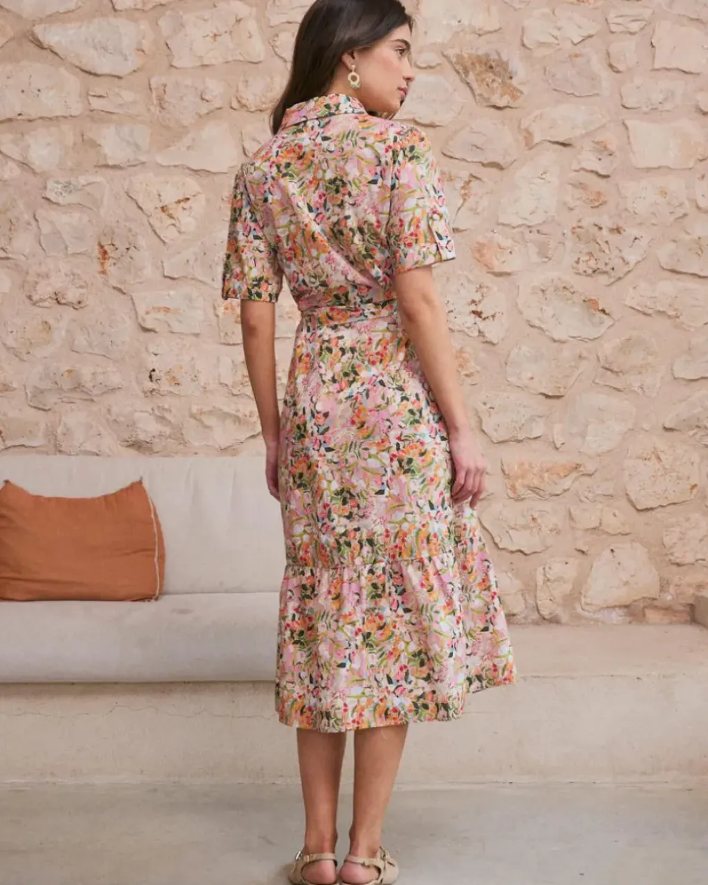 Polin et moi Vestidos Y Monos*Vestido Camisero Caetana Rosa