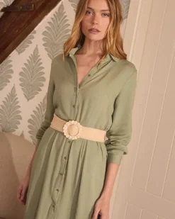 Polin et moi Maternidad|Vestidos Y Monos*Vestido camisero Devon Eucalipto