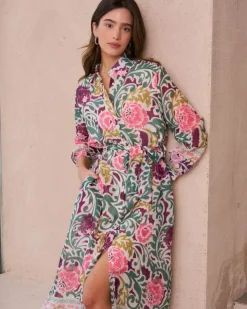 Polin et moi Maternidad|Vestidos Y Monos*Vestido Camisero Geraldine Verdeesmeralda