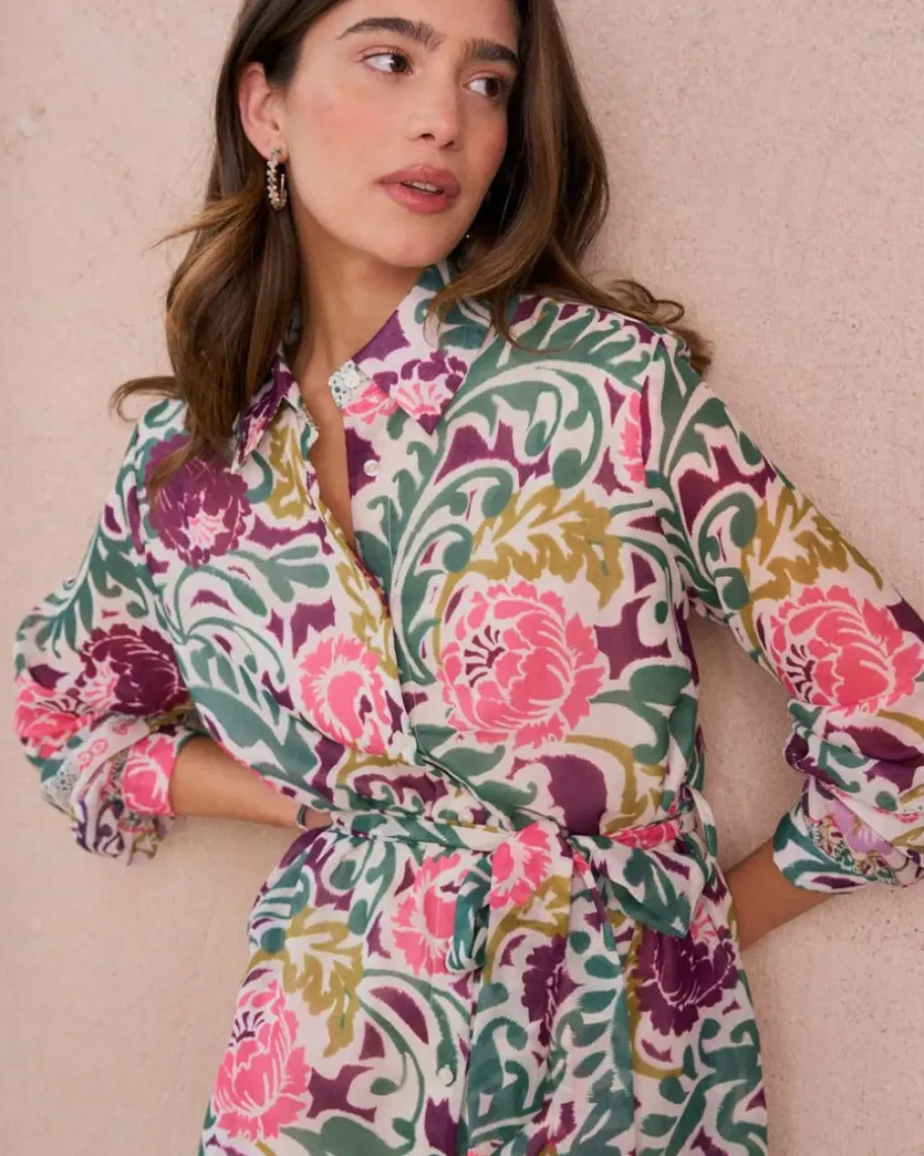 Polin et moi Maternidad|Vestidos Y Monos*Vestido Camisero Geraldine Verdeesmeralda