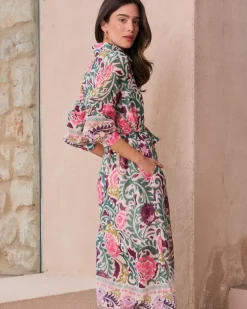 Polin et moi Maternidad|Vestidos Y Monos*Vestido Camisero Geraldine Verdeesmeralda
