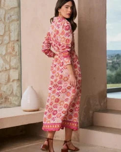 Polin et moi Maternidad|Vestidos Y Monos*Vestido Camisero Idette coral