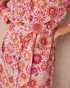 Polin et moi Maternidad|Vestidos Y Monos*Vestido Camisero Idette coral