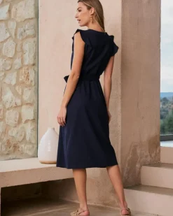 Polin et moi Vestidos Y Monos*Vestido Camisero Praia Marino