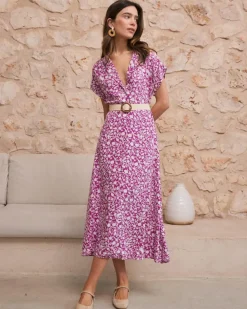 Polin et moi Maternidad|Vestidos Y Monos*Vestido Camisero Romelia buganvilla