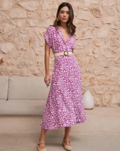Polin et moi Maternidad|Vestidos Y Monos*Vestido Camisero Romelia buganvilla