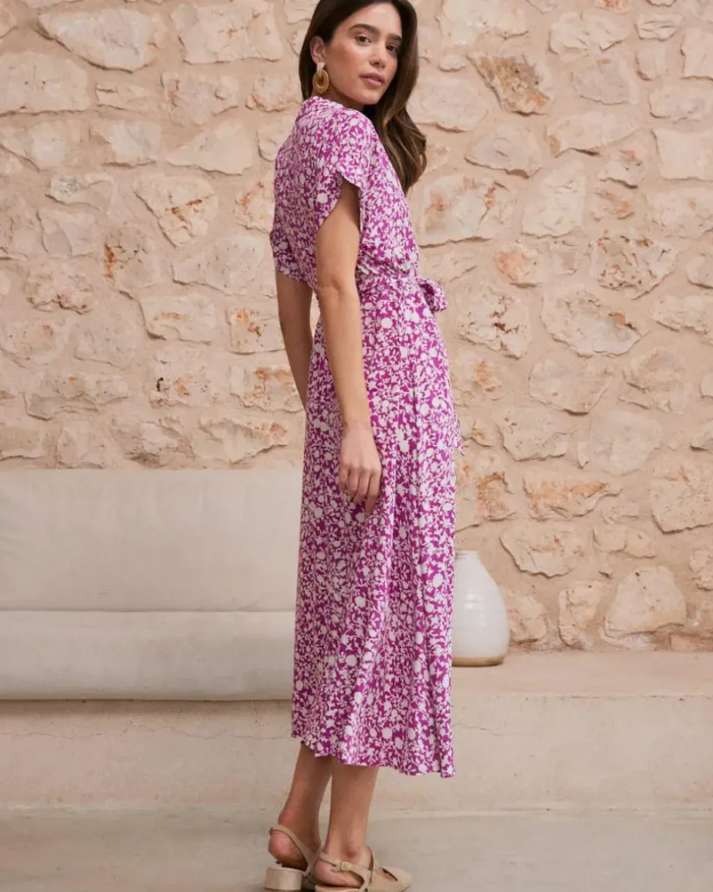 Polin et moi Maternidad|Vestidos Y Monos*Vestido Camisero Romelia buganvilla