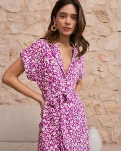 Polin et moi Maternidad|Vestidos Y Monos*Vestido Camisero Romelia buganvilla