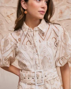 Polin et moi Vestidos Y Monos*Vestido Cinturón Abi BEIGE