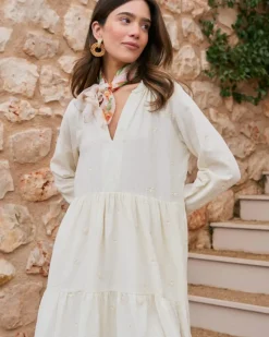 Polin et moi Vestidos Y Monos*Vestido Corto Algodón Pau Crudo