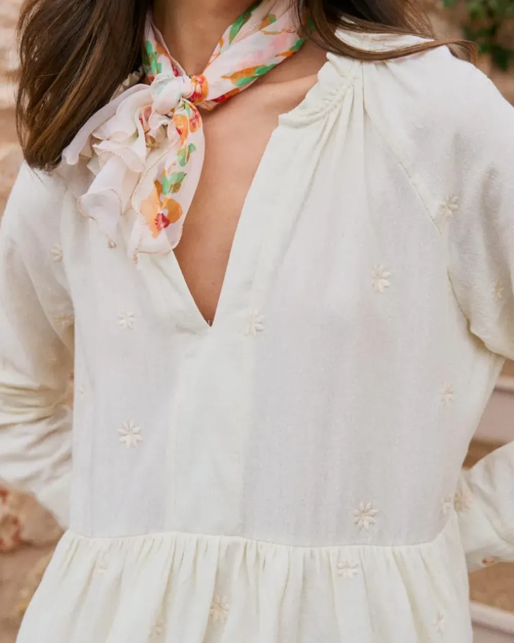 Polin et moi Vestidos Y Monos*Vestido Corto Algodón Pau Crudo