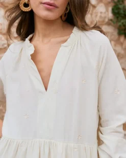 Polin et moi Vestidos Y Monos*Vestido Corto Algodón Pau Crudo
