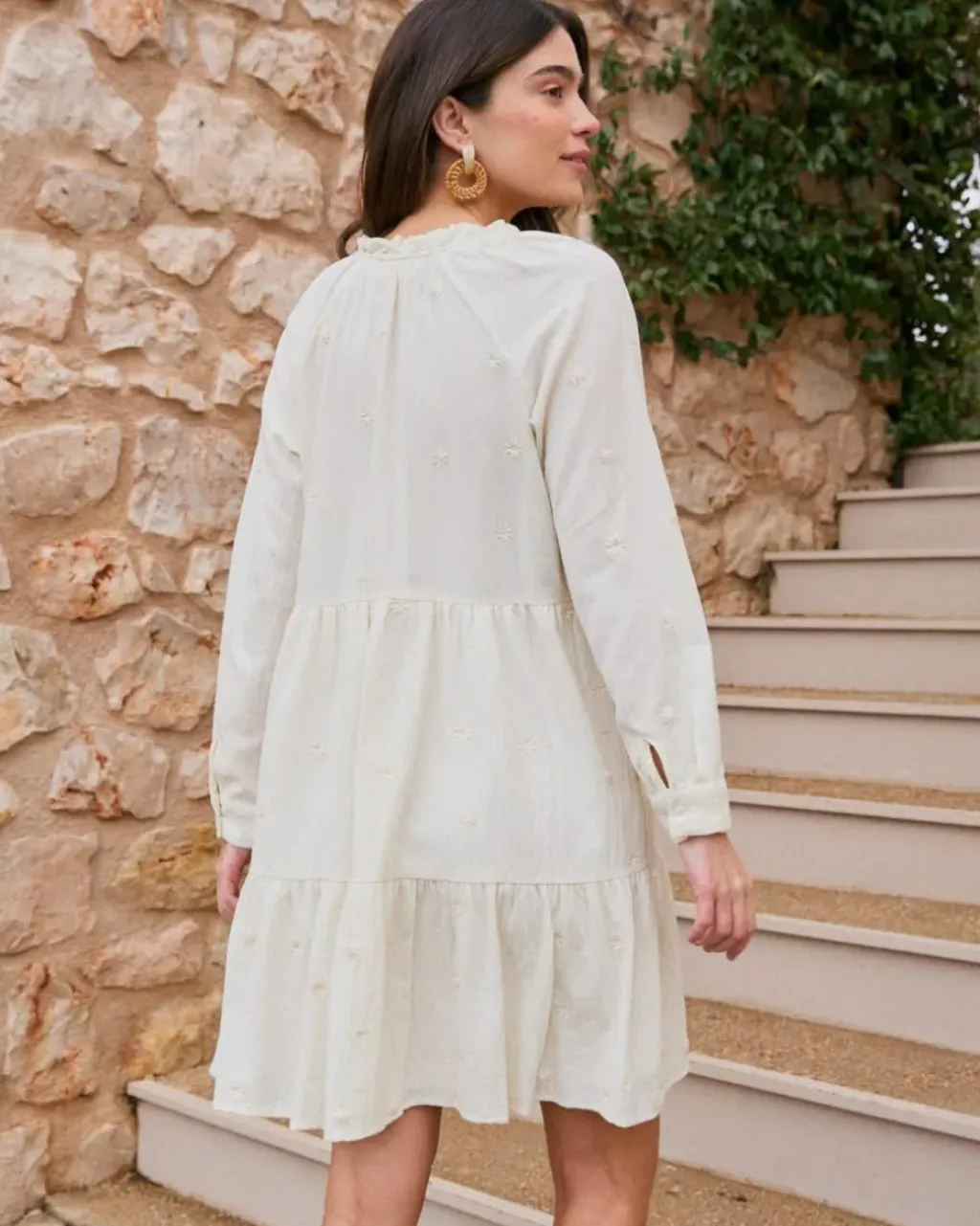 Polin et moi Vestidos Y Monos*Vestido Corto Algodón Pau Crudo