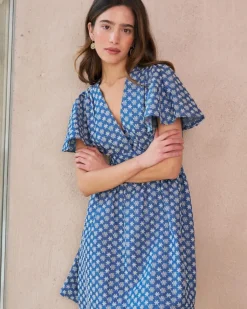 Polin et moi Vestidos Y Monos*Vestido Corto Bordado Naya DENIM