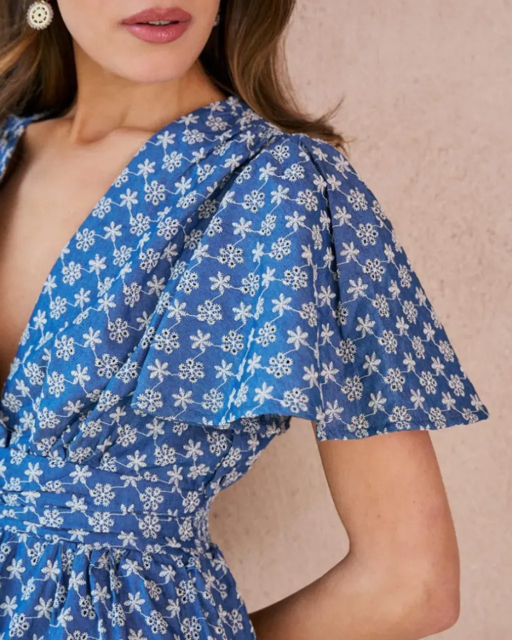 Polin et moi Vestidos Y Monos*Vestido Corto Bordado Naya DENIM