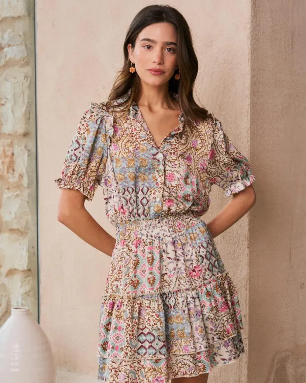 Polin et moi Vestidos Y Monos*Vestido Corto Eleanor Crudo
