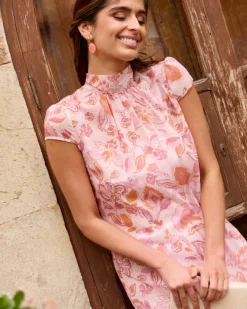 Polin et moi Maternidad*Vestido Estampado Amira ROSA