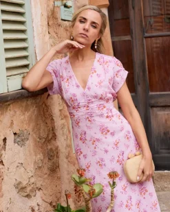Polin et moi Maternidad*Vestido Estampado Bella Rosa