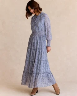 Polin et moi Maternidad|Vestidos Y Monos*Vestido Flores Azula Celeste