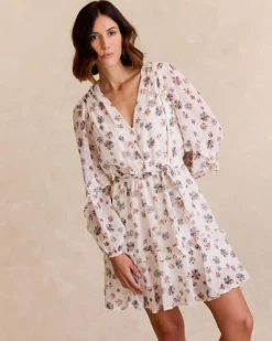 Polin et moi Vestidos Y Monos*Vestido Flores Thais Crudo