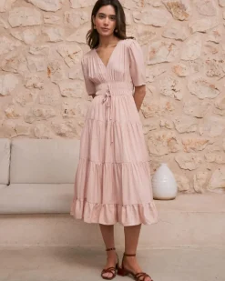 Polin et moi Vestidos Y Monos*Vestido Frunce Melissa MAQUILLAJE