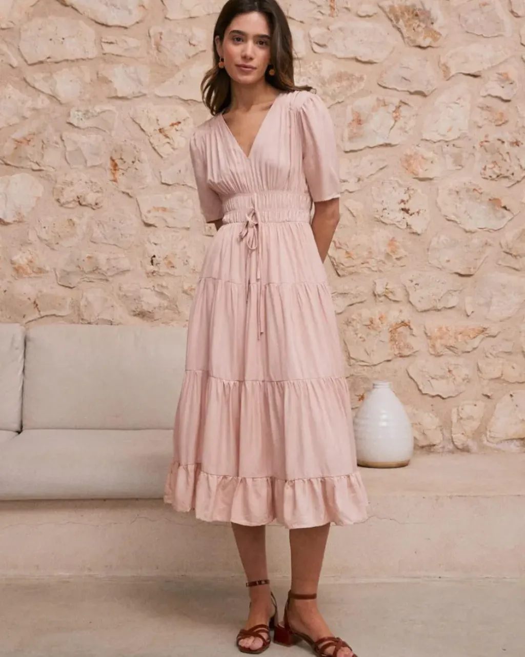 Polin et moi Vestidos Y Monos*Vestido Frunce Melissa MAQUILLAJE