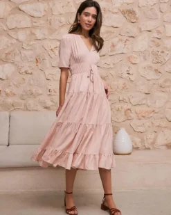Polin et moi Vestidos Y Monos*Vestido Frunce Melissa MAQUILLAJE