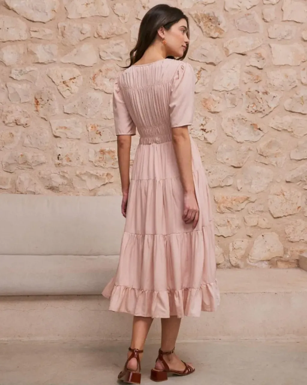 Polin et moi Vestidos Y Monos*Vestido Frunce Melissa MAQUILLAJE