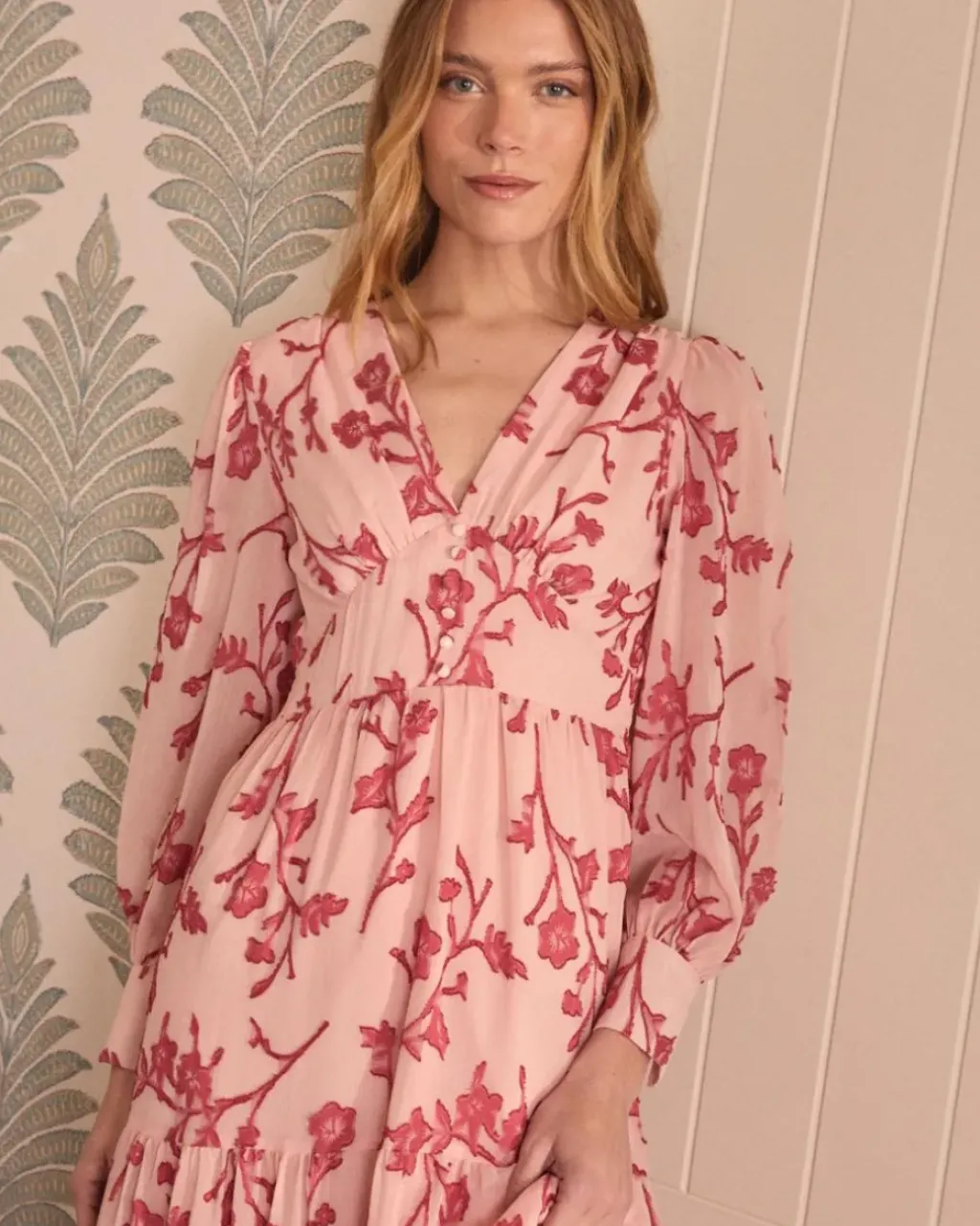 Polin et moi Maternidad|Vestidos Y Monos*Vestido Largo Bordados Sivia Rosa