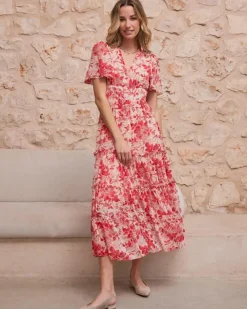 Polin et moi Maternidad|Vestidos Y Monos*Vestido Largo Grisselle coral