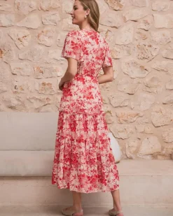 Polin et moi Maternidad|Vestidos Y Monos*Vestido Largo Grisselle coral