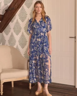 Polin et moi Maternidad|Vestidos Y Monos*Vestido largo Klein azulklein