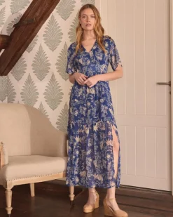 Polin et moi Maternidad|Vestidos Y Monos*Vestido largo Klein azulklein