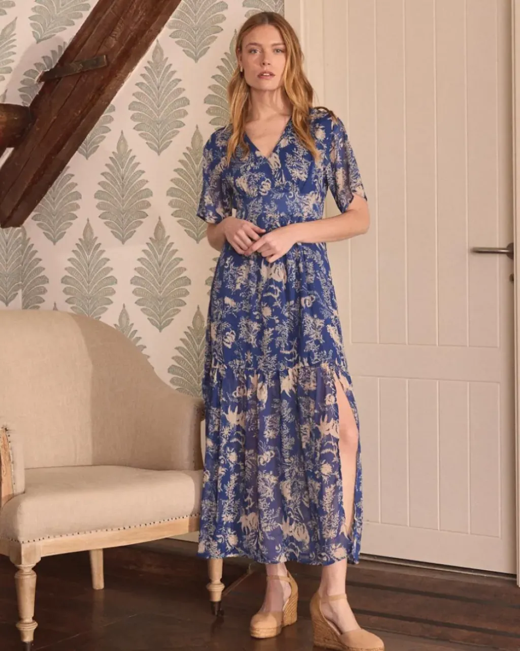 Polin et moi Maternidad|Vestidos Y Monos*Vestido largo Klein azulklein