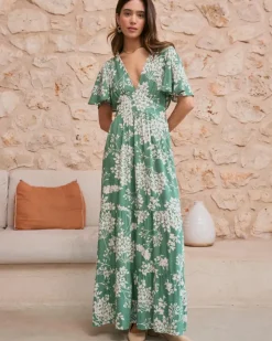 Polin et moi Vestidos Y Monos*Vestido Largo Olenka Verdeesmeralda