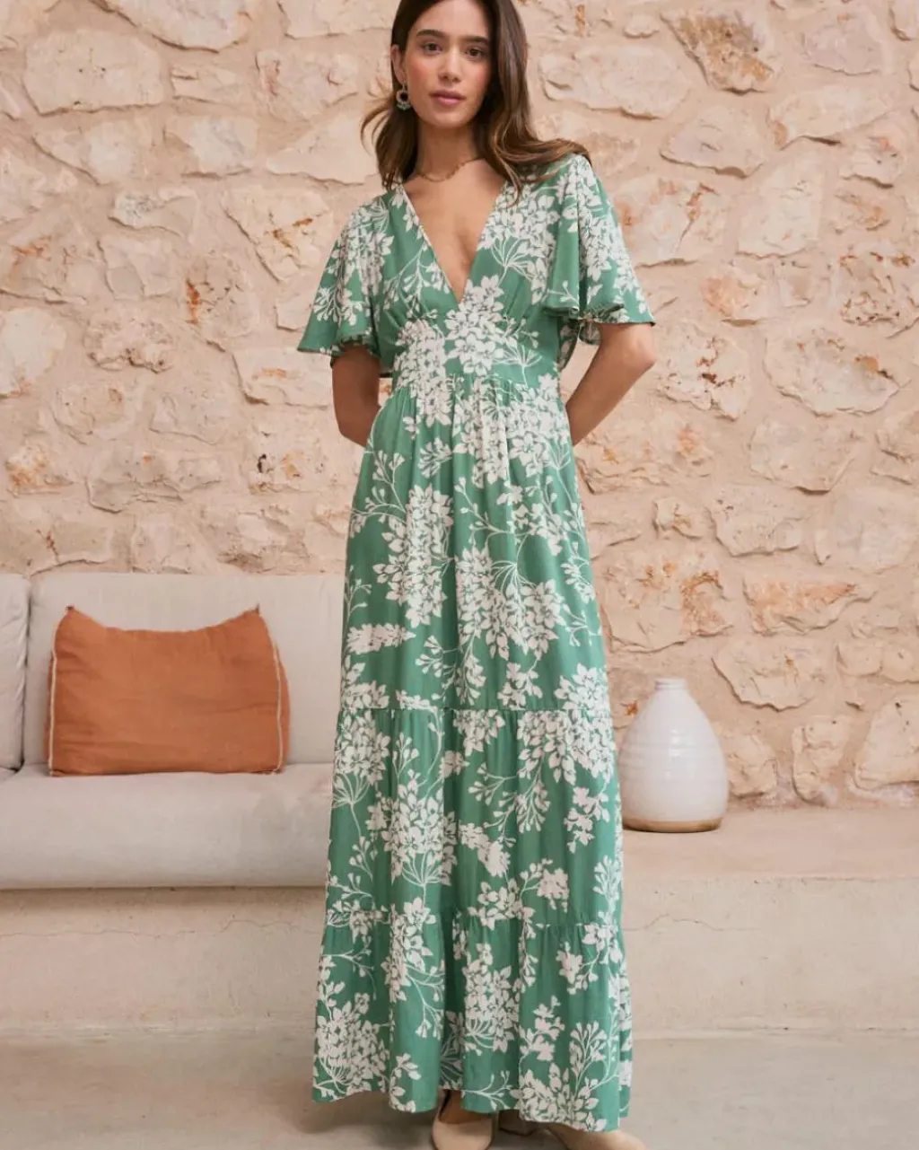 Polin et moi Vestidos Y Monos*Vestido Largo Olenka Verdeesmeralda