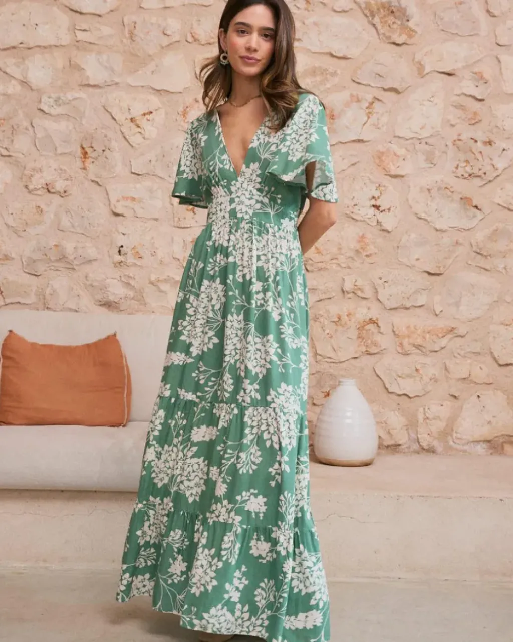 Polin et moi Vestidos Y Monos*Vestido Largo Olenka Verdeesmeralda