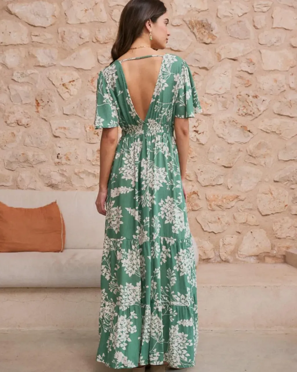 Polin et moi Vestidos Y Monos*Vestido Largo Olenka Verdeesmeralda