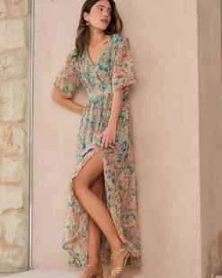 Polin et moi Vestidos Y Monos*Vestido Largo Olivette Verdeesmeralda