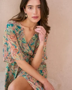 Polin et moi Vestidos Y Monos*Vestido Largo Olivette Verdeesmeralda