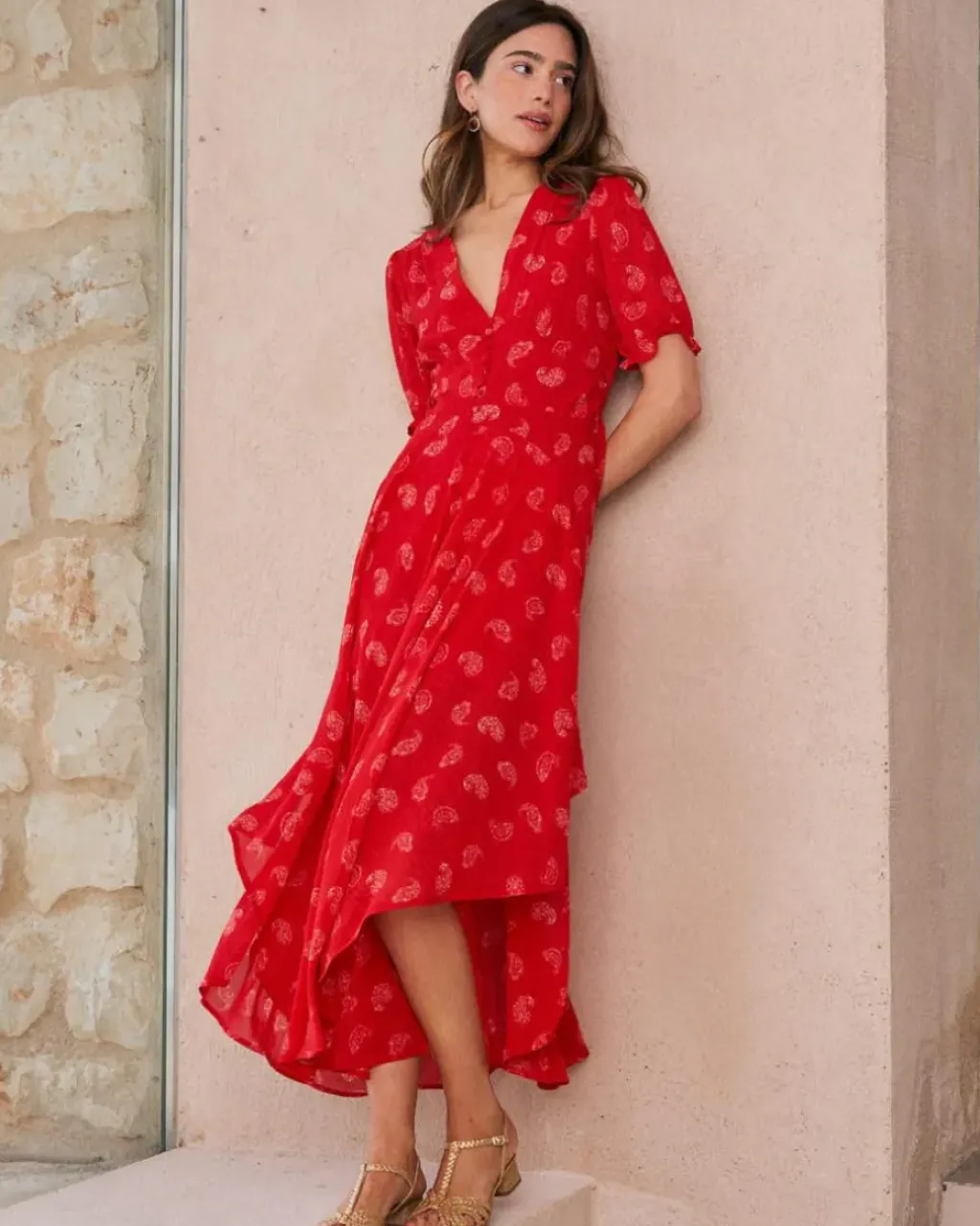 Polin et moi Vestidos Y Monos*Vestido Largo Vivienne ROJO