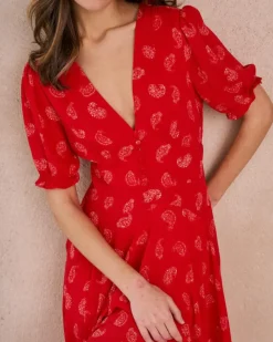 Polin et moi Vestidos Y Monos*Vestido Largo Vivienne ROJO