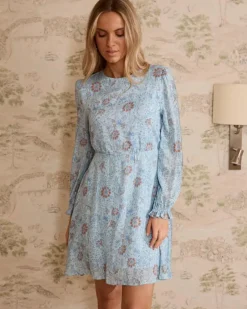 Polin et moi Vestidos Y Monos*Vestido midi flores Felicia denim