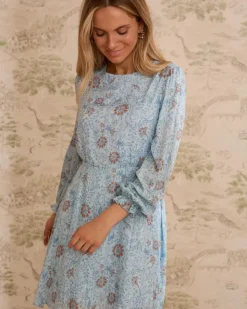 Polin et moi Vestidos Y Monos*Vestido midi flores Felicia denim