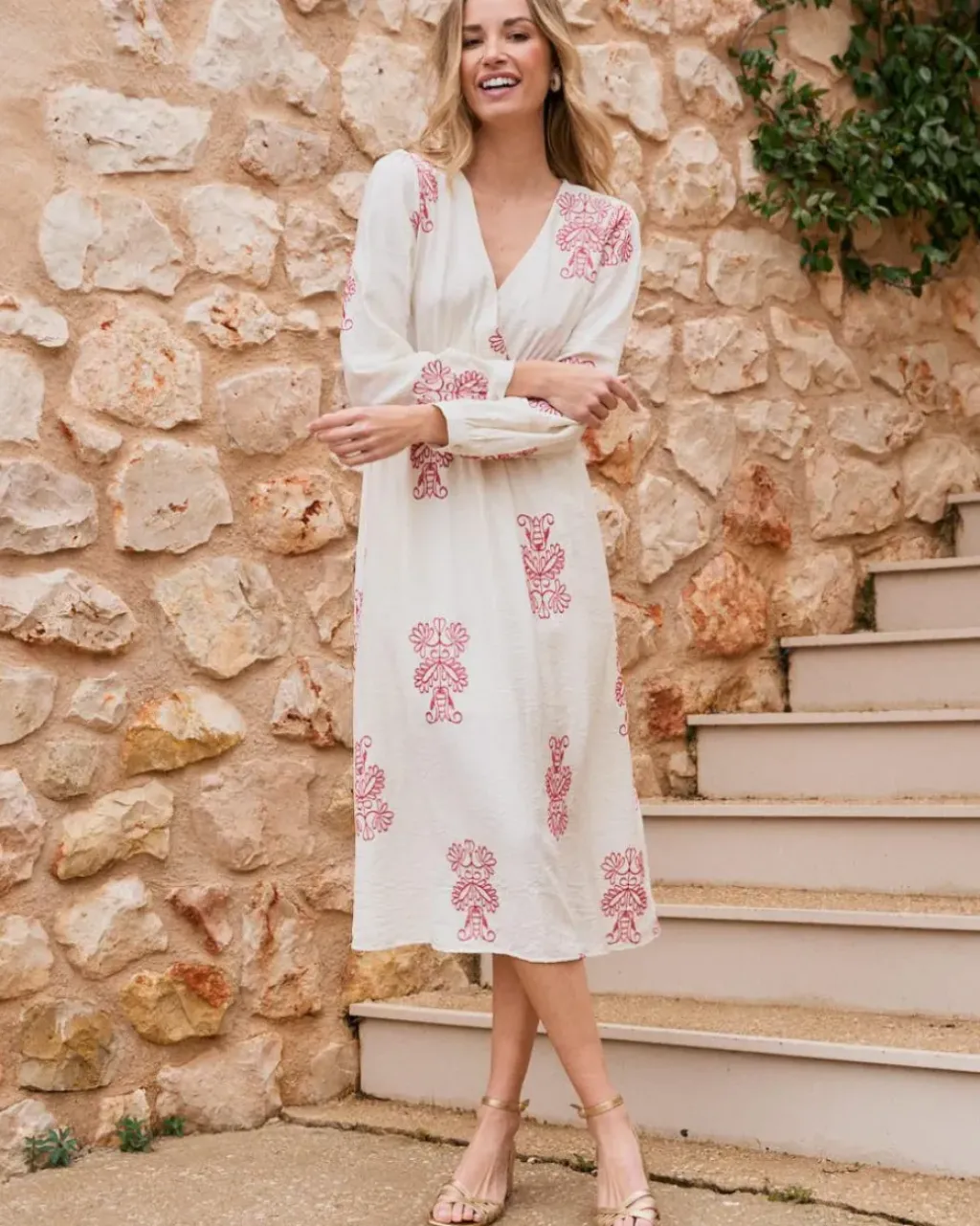 Polin et moi Vestidos Y Monos*Vestido Midi Mel Crudo