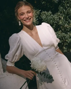 Polin et moi Novia*Vestido Novia Cala blanco