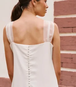 Polin et moi Novia*Vestido Novia Lavanda blanco