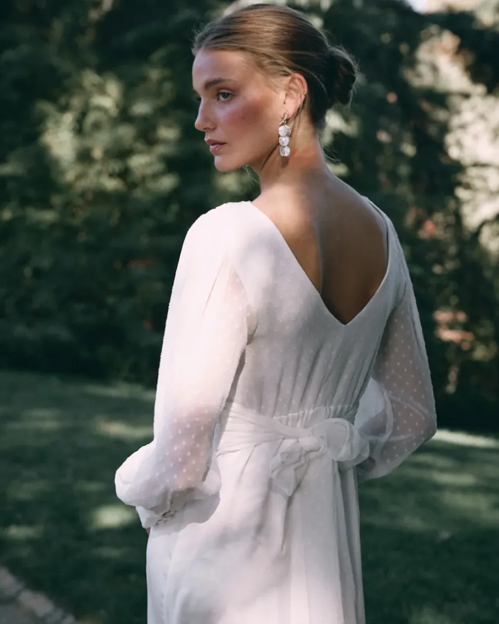 Polin et moi Novia*Vestido Novia Margarita blanco