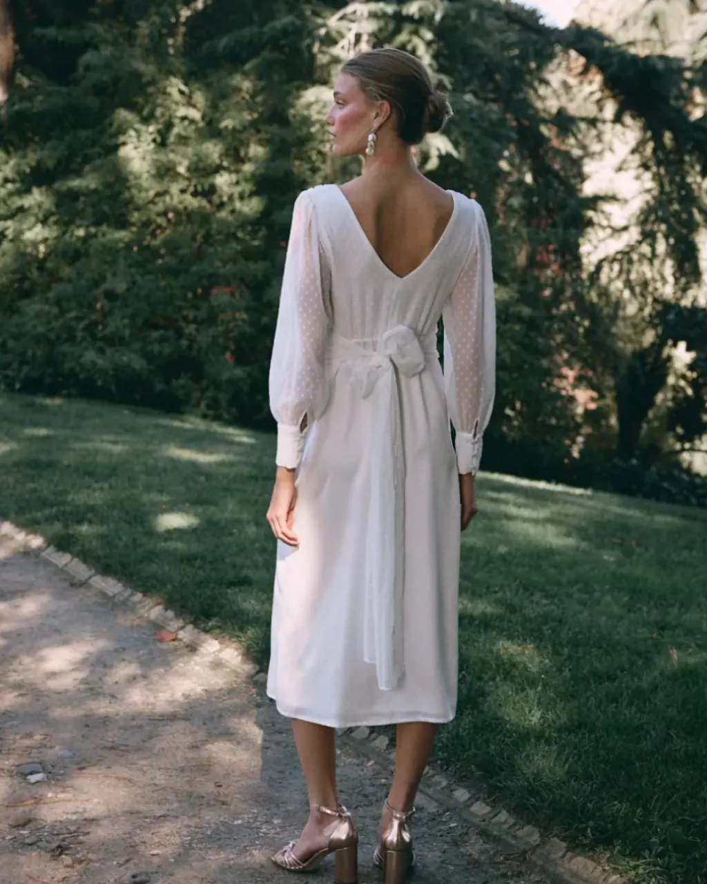 Polin et moi Novia*Vestido Novia Margarita blanco